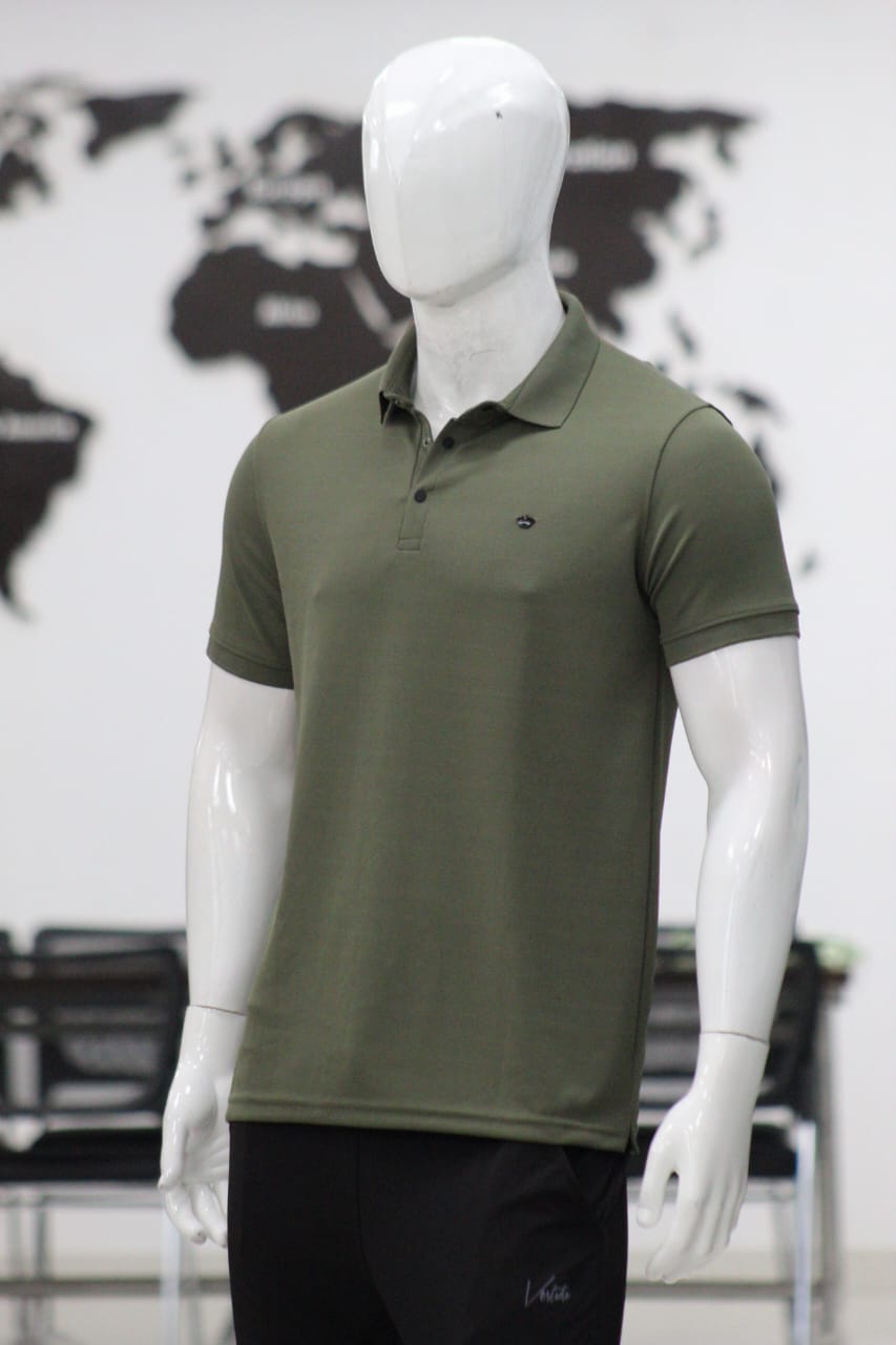 Men’s Half Sleeve Polo T-Shirt | Premium Imported Fabric | Classic Solid Colors