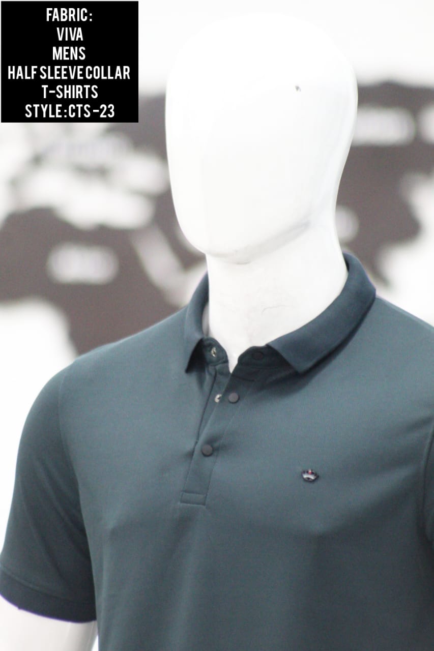 Men’s Half Sleeve Polo T-Shirt | Premium Imported Fabric | Classic Solid Colors