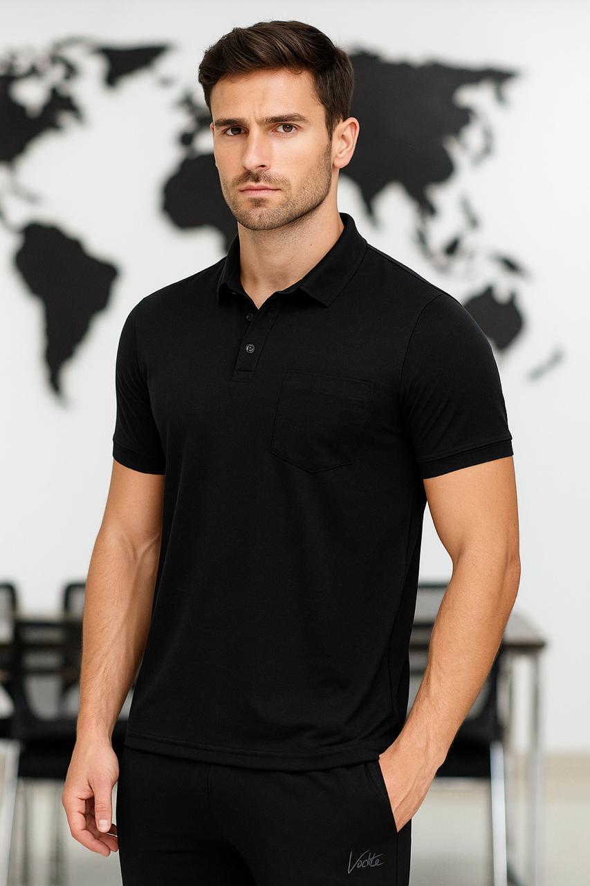 Vestido Mens Half Sleeve Casual Polo T-Shirt