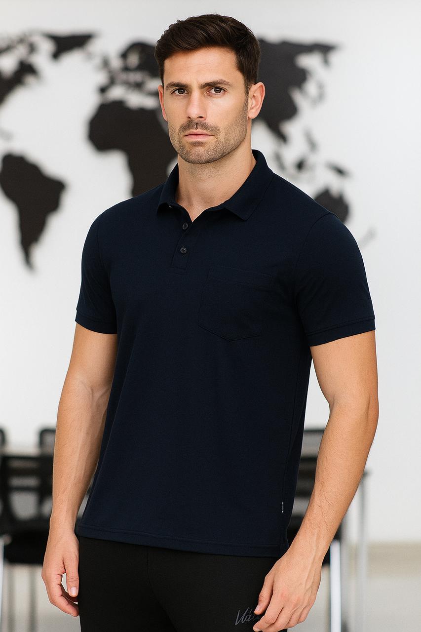 Vestido Mens Half Sleeve Casual Polo T-Shirt