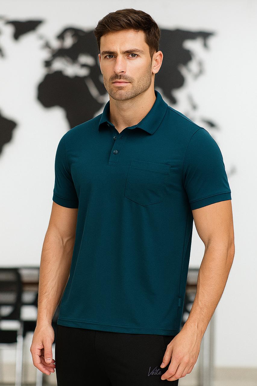 Vestido Mens Half Sleeve Casual Polo T-Shirt