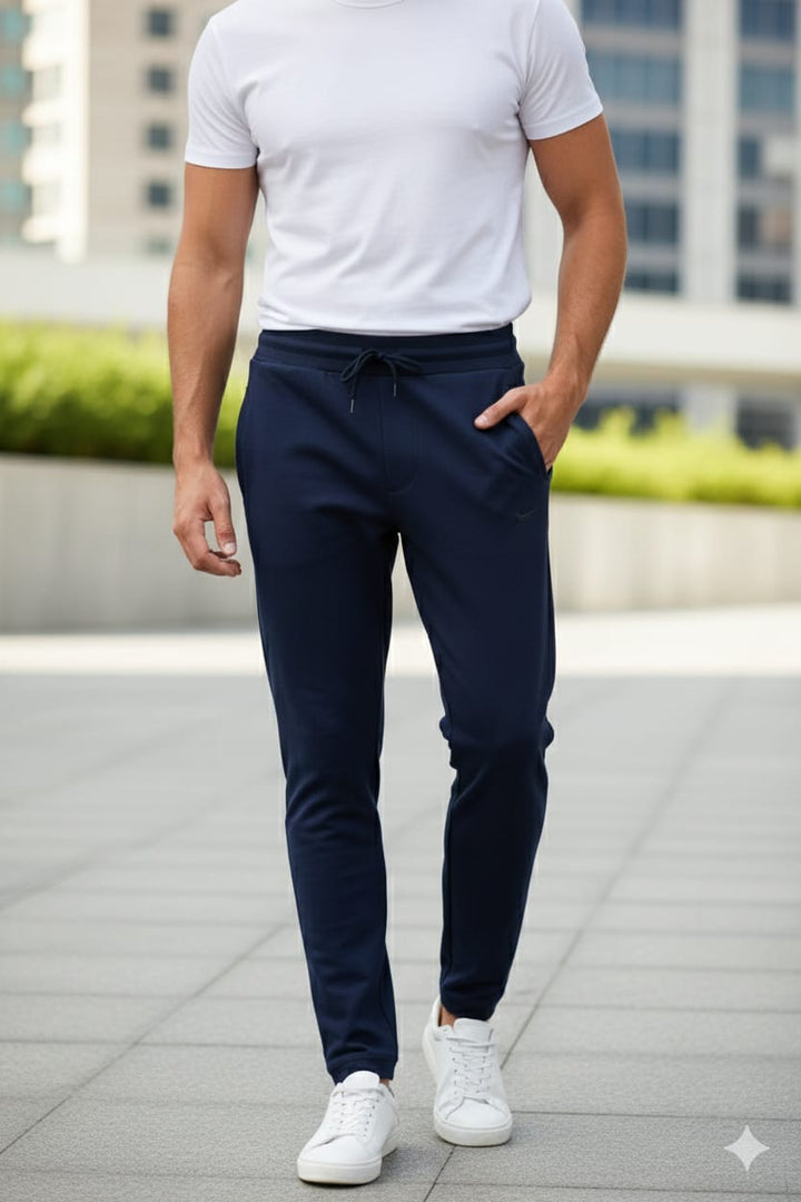 Men’s Slim Fit Track Pants | Foma Fabric | Everyday Comfort & Stretch