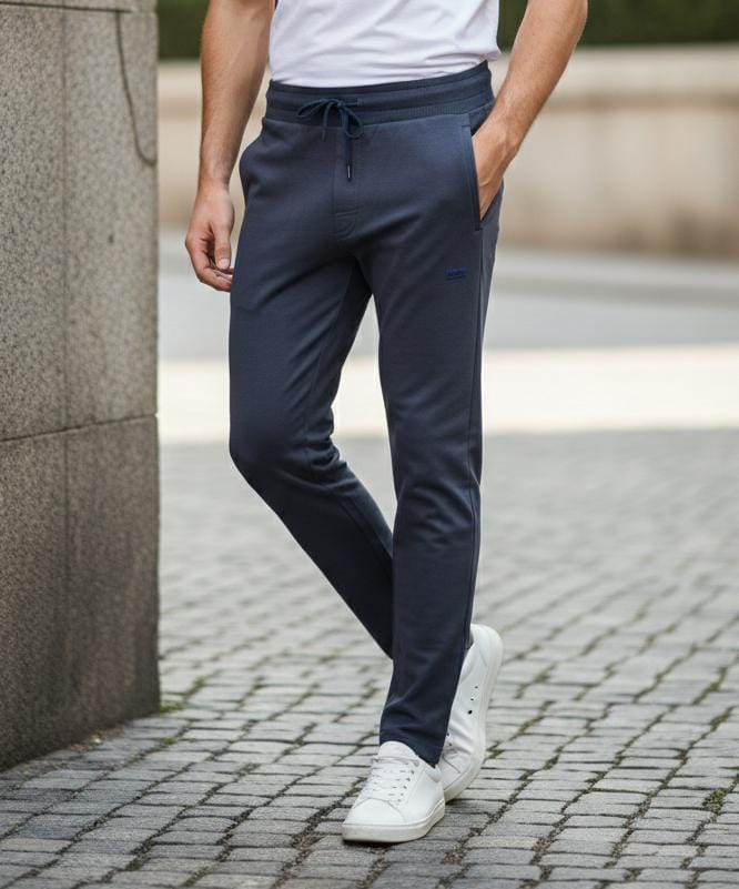 Men’s Slim Fit Track Pants | Foma Fabric | Everyday Comfort & Stretch
