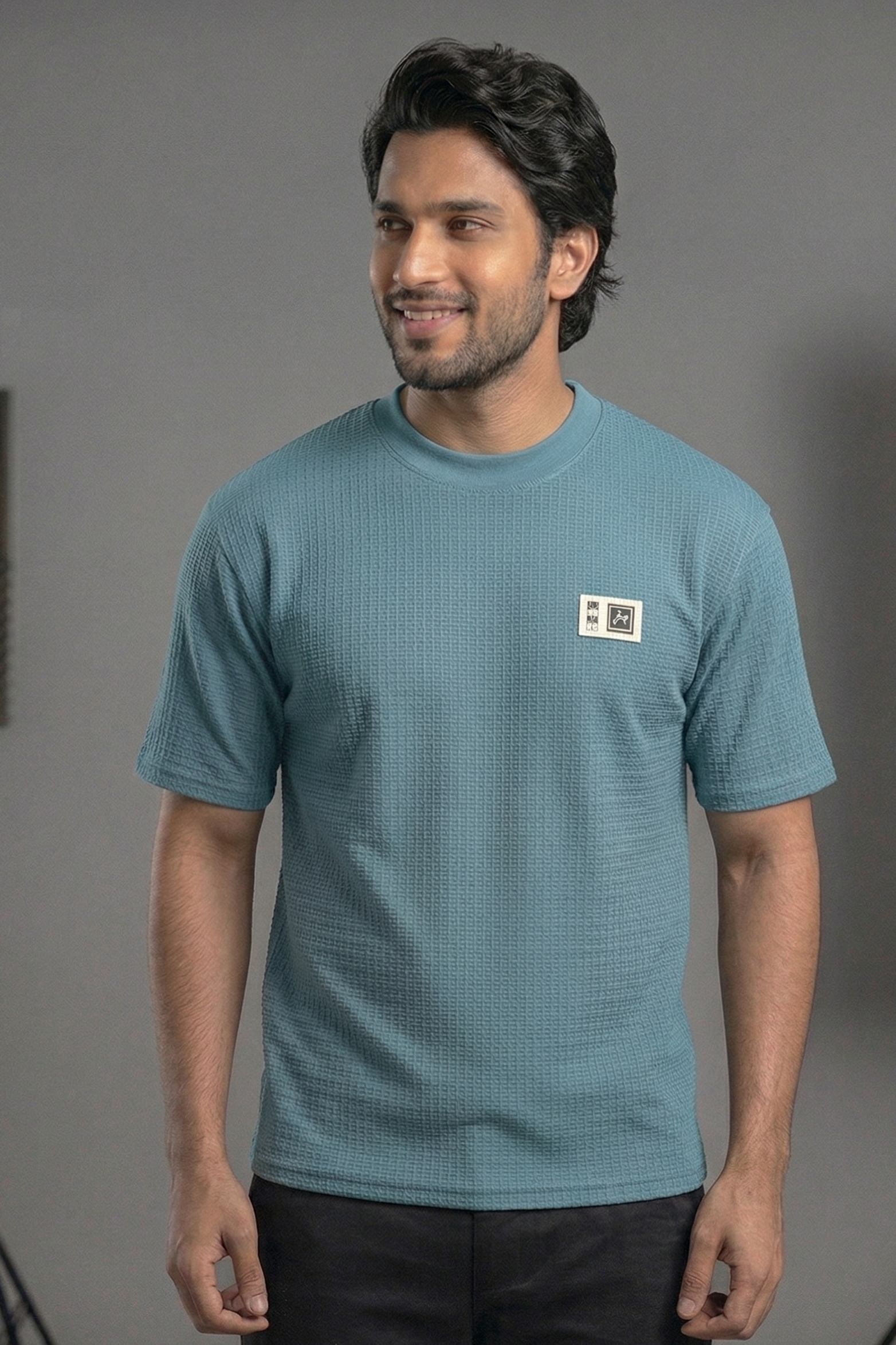 Vestido Mens Half Sleeve Casual T-Shirt