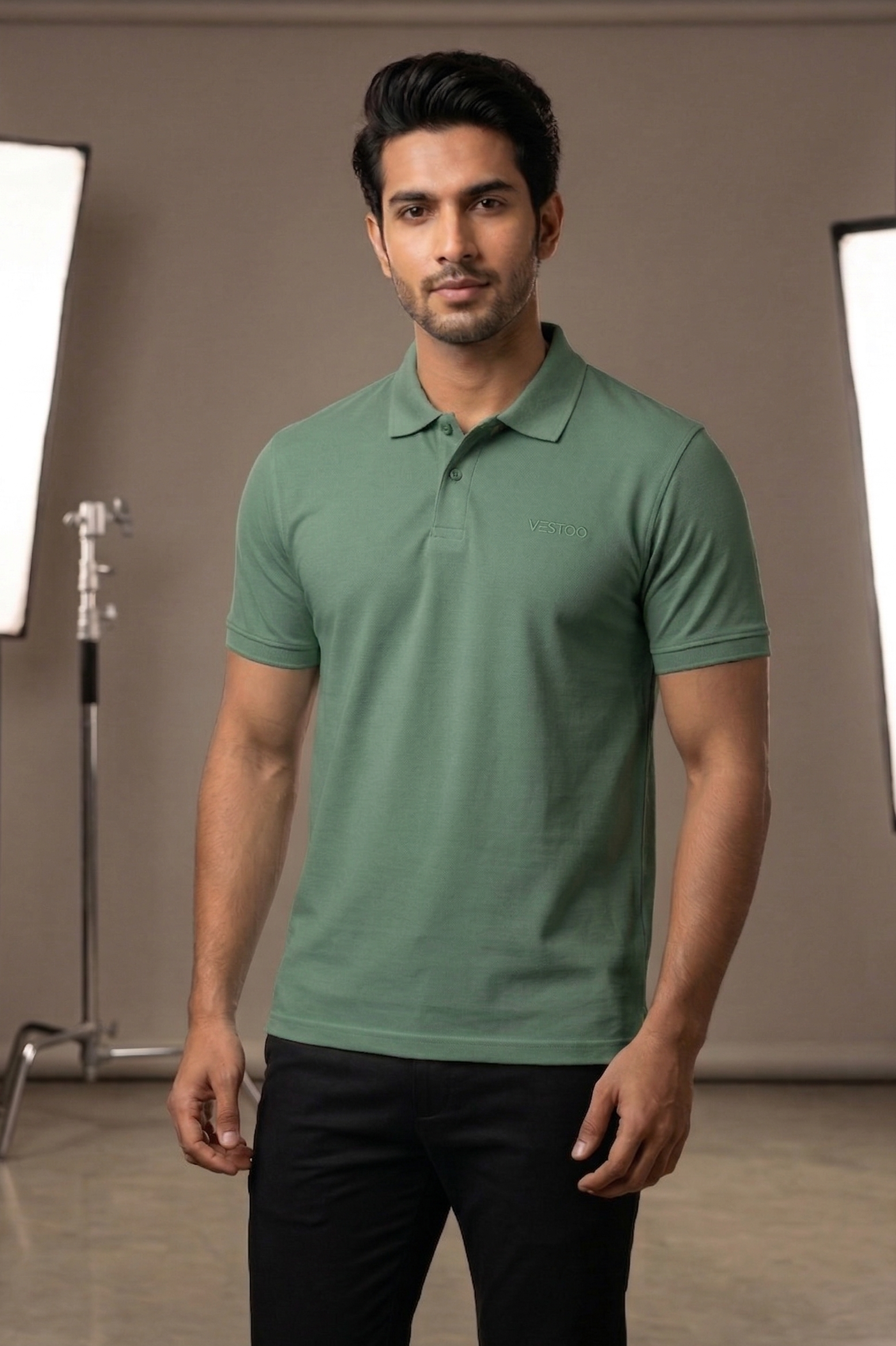 Vestido Mens Half Sleeve Polo T-Shirt