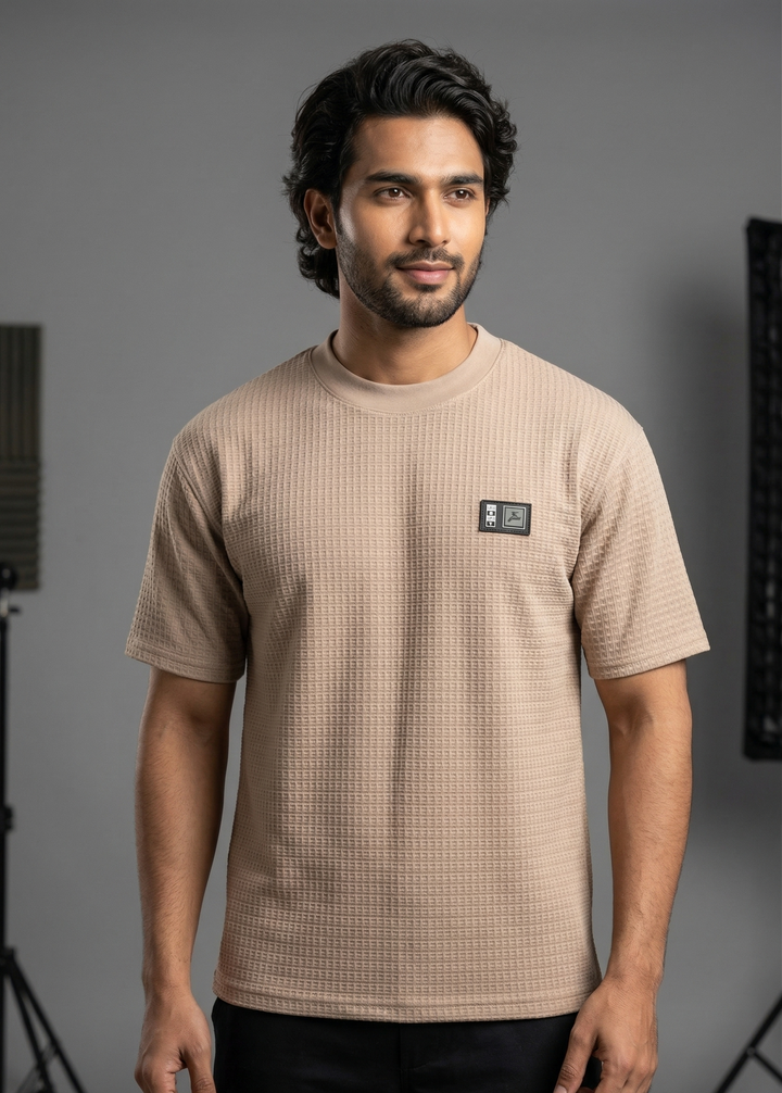 Vestido Mens Half Sleeve Casual T-Shirt