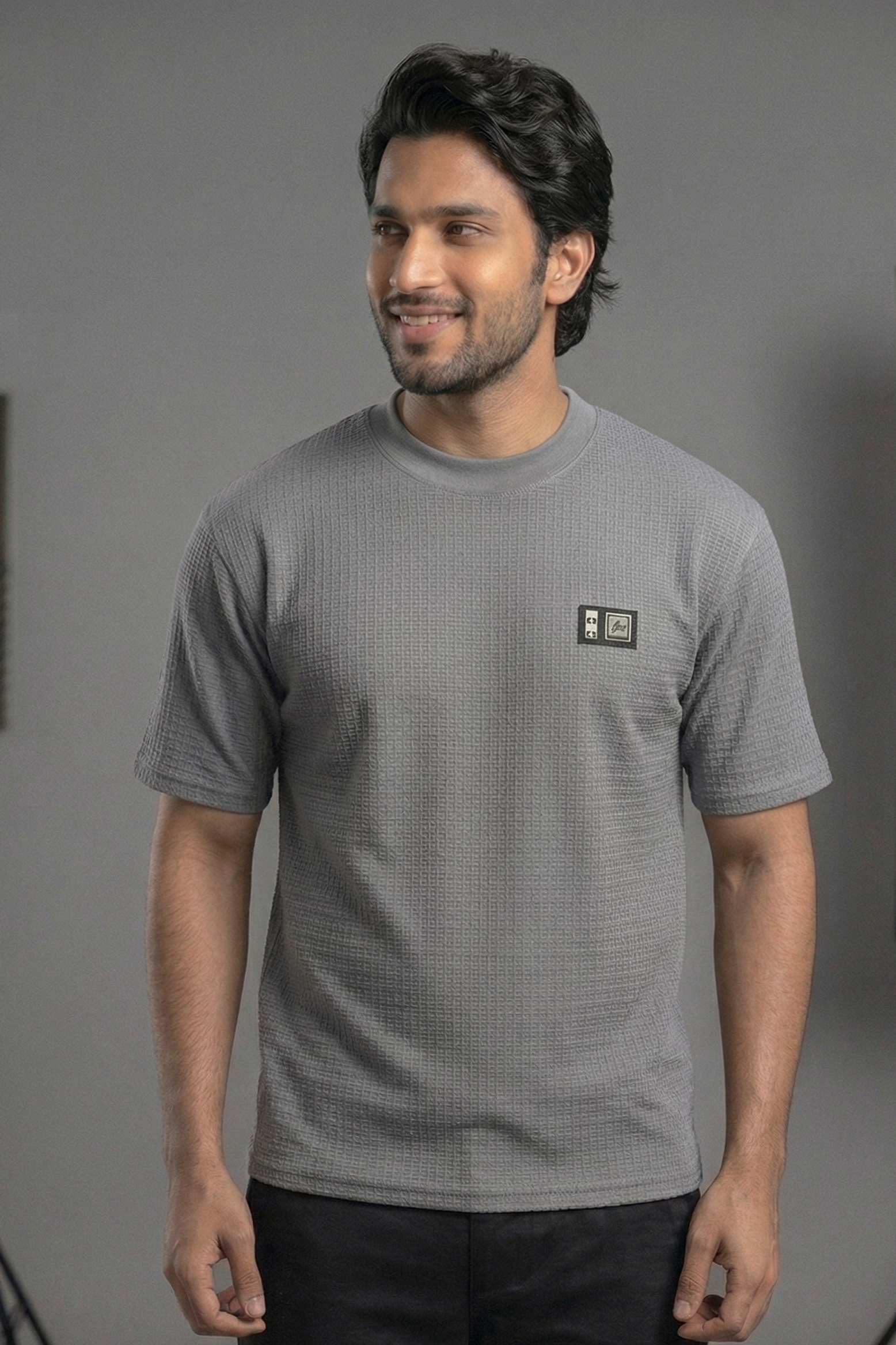 Vestido Mens Half Sleeve Casual T-Shirt