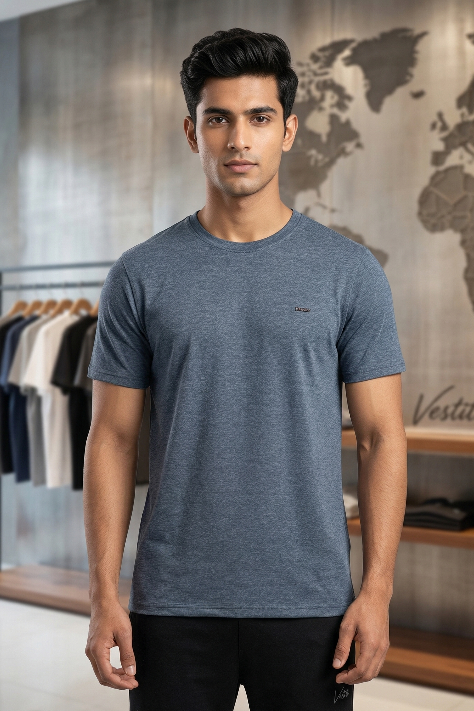 Vestido Men’s Softy Round Neck Half Sleeve T-Shirt | Solid Casual Wear