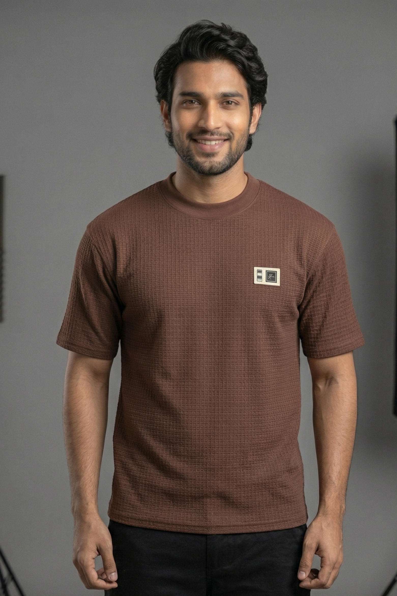 Vestido Mens Half Sleeve Casual T-Shirt