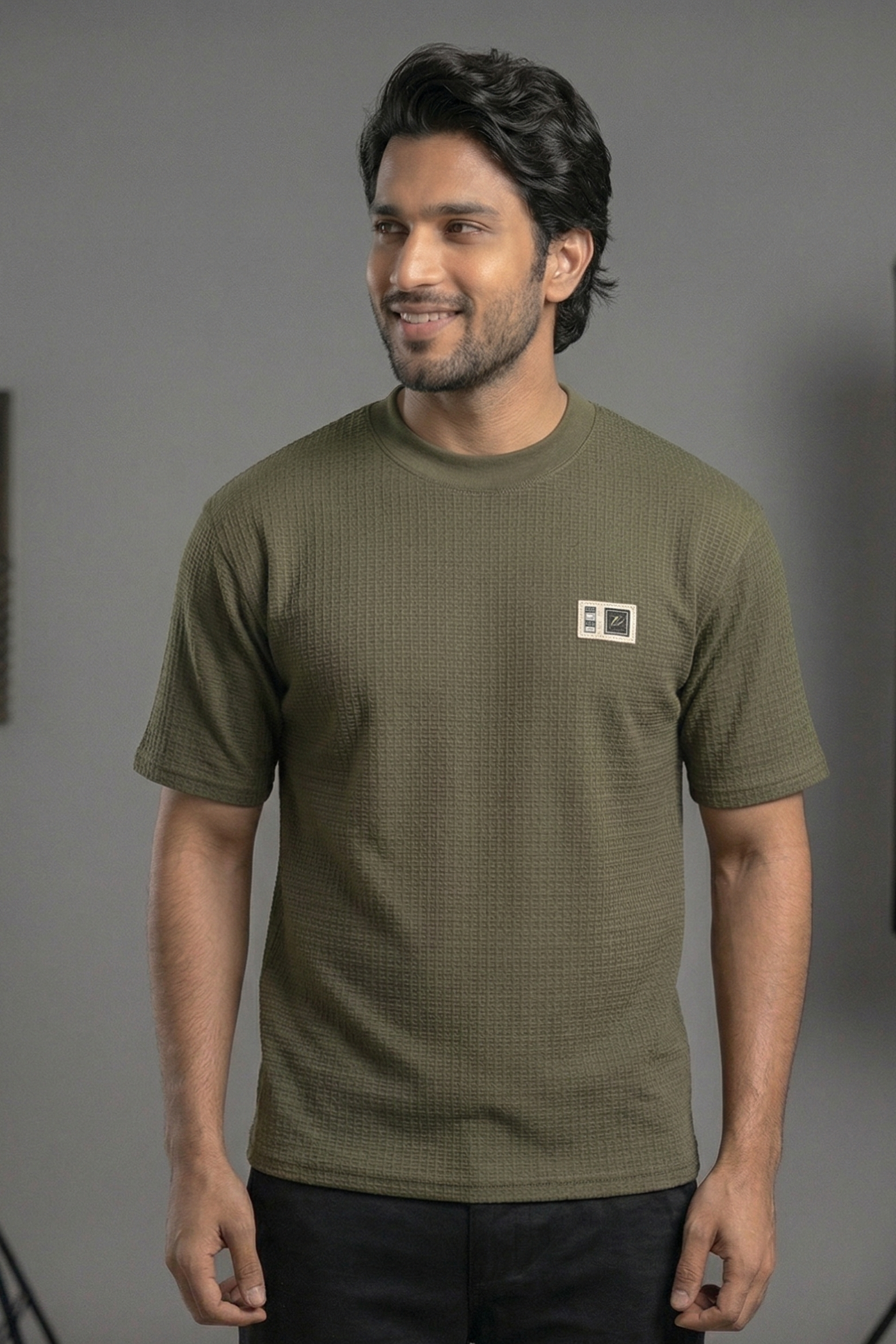 Vestido Mens Half Sleeve Casual T-Shirt