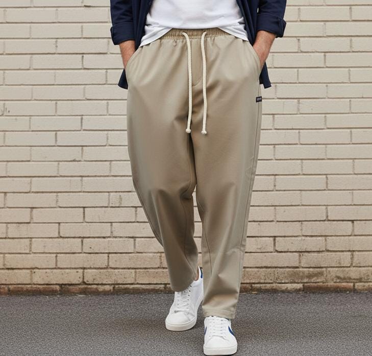 Men’s Korean Fit Baggy Track Pants | Loose Fit | Everyday Comfort