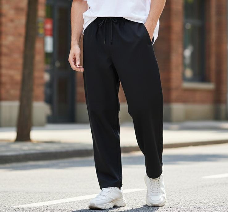 Men’s Korean Fit Baggy Track Pants | Loose Fit | Everyday Comfort